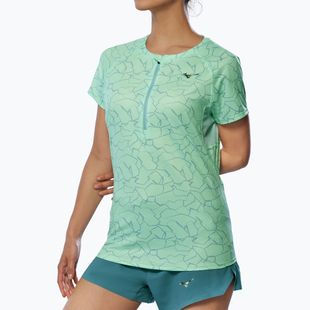 Női futó póló Mizuno Graphic Trail Tee neo menta
