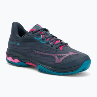 Női padel cipő Mizuno Wave Exceed Light 2 Padel midnight navy/ fuchsia purple/ enamel blue