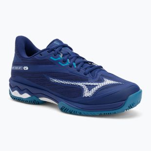 Férfi teniszcipő Mizuno Wave Exceed Light 2 CC bellwether blue/ white/ fjord blue