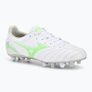 Férfi futballcipő Mizuno Morelia Neo IV Pro Mix fehér/neonzöld/hűvös szürke 3c