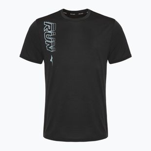 Férfi futópóló Mizuno Core Run Tee fekete