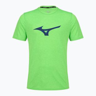 Férfi futópóló Mizuno Core RB Tee zöld gekkó