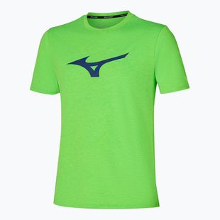 Férfi futópóló Mizuno Core RB Tee zöld gekkó