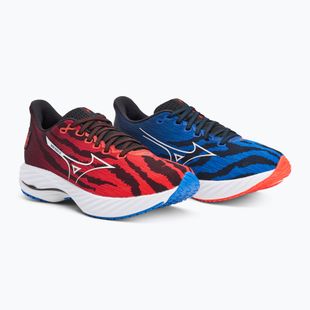 Mizuno Wave Rider 28 futócipő gyújtás piros/fehér/baseball kék