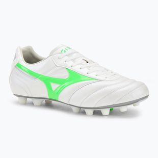 Mizuno Morelia II Elite Md fehér/neonzöld/galaxis ezüst férfi focicipő