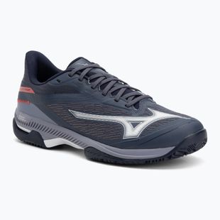Mizuno Wave Exceed Court CC tenisz cipő odyssey szürke/fehér/kék gránit