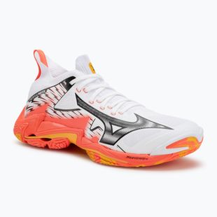 Mizuno Wave Lightning Neo 3 fehér/tüzes korall 2/citrus röplabdacipő