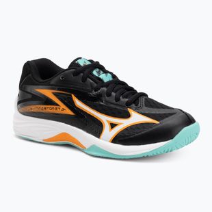 Gyermek röplabda cipő Mizuno Lightning Star Z7 fekete/angol/jégzöld