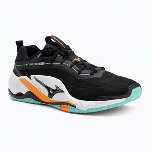 Mizuno Wave Stealth Neo 2 kézilabda cipő fekete/angelo/jégzöld