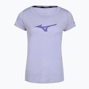 Női futópóló Mizuno Core Runbird Tee icelandic blue Mizuno Core Runbird Tee izlandi kék