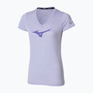 Női futópóló Mizuno Core Runbird Tee icelandic blue Mizuno Core Runbird Tee izlandi kék