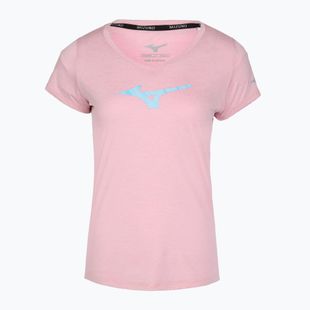 Női futópóló Mizuno Core Runbird Tee fehérített lila