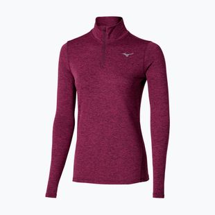 Női futó pulóver Mizuno Core Impulse Half Zip Tee sötétlila