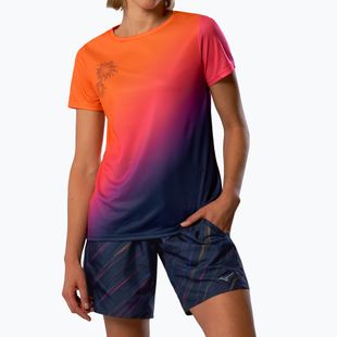 Női futó póló Mizuno Summer Pack QD Tee yuuyake yuuyake