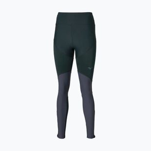 Női futóleggings Mizuno Tech Thermal Charge Long Black/Odyssey Gray