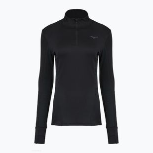 Női futó pulóver Mizuno Active Warm Half Zip fekete