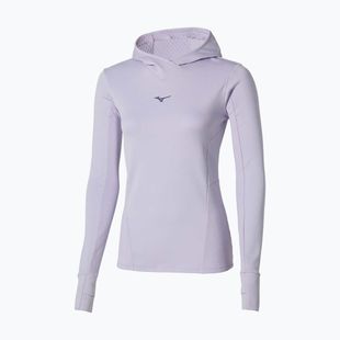 Női kapucnis futó pulóver Mizuno Active Warm Hooded Icelandic Blue