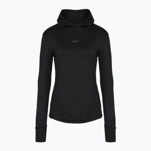 Női futó pulóver Mizuno Active Warm Hooded black