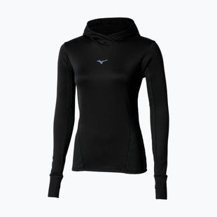 Női futó pulóver Mizuno Active Warm Hooded black