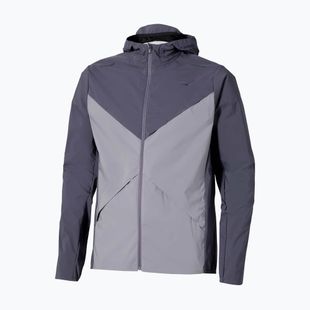 Férfi futódzseki Mizuno Tech Thermal Charge Hooded quiksilver