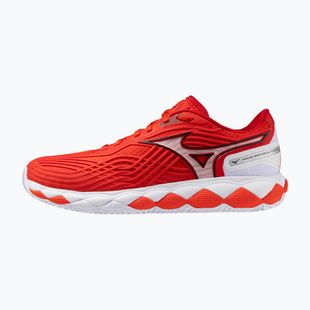 Teniszcipők Mizuno Wave Enforce Tour 2 CC fiery red/white/sun-dried toma