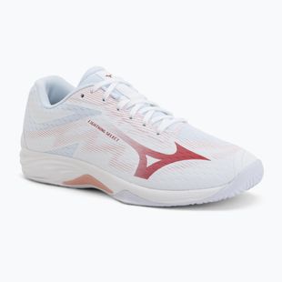 Női röplabdacipő Mizuno Lightning Select white/rose elegance/lava falls