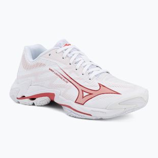 Női röplabdacipő Mizuno Wave Lightning Elite White/Rose Elegance/Lava Falls