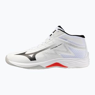 Röplabdacipő Mizuno Lightning Select Mid white/black/fiery red