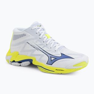 Röplabdacipő Mizuno Wave Lightning Elite Mid White/Lightning Yellow/Dazzling Blue