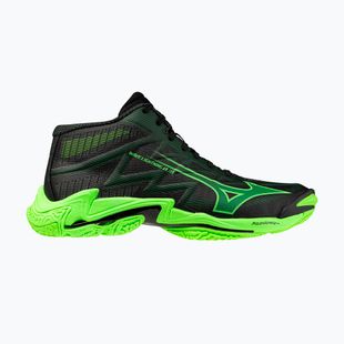 Röplabda cipő Mizuno Wave Lightning Elite Mid black/glowing apple/mandarin orange