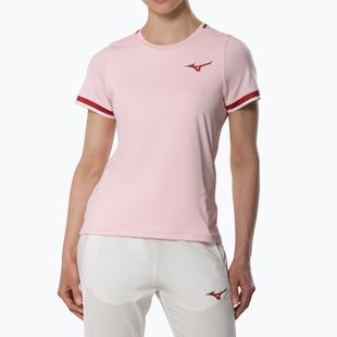 Női teniszpóló Mizuno Stargazer Tee pinkesque