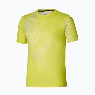 Férfi futópóló Mizuno Core Graphic Tee lightning yellow