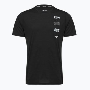 Férfi futó póló Mizuno Core Run Short Sleeve Tee black