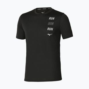Férfi futó póló Mizuno Core Run Short Sleeve Tee black