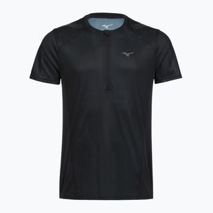 Férfi futópóló Mizuno Trail Graphic Tee black