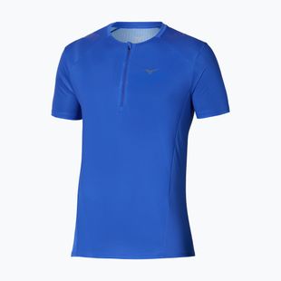 Férfi futópóló Mizuno Trail Graphic Tee dazzling blue