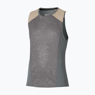 Férfi futótrikó Mizuno Active DryAeroFlow Graphic Tank Top lava smoke