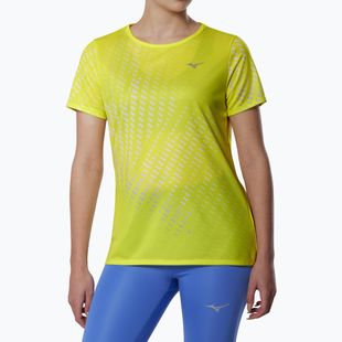 Női futópóló Mizuno Core Graphic Tee Lightning Yellow