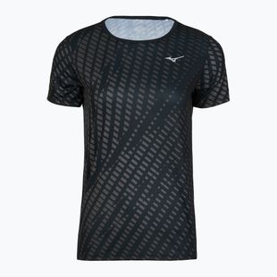Női futópóló Mizuno Core Graphic Tee black/gray