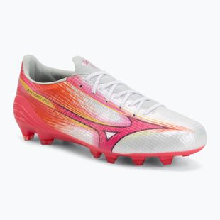 Focicipő Mizuno Alpha III Japan FG white/fuchsia purple