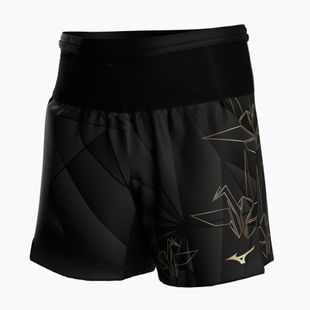 Férfi futó rövidnadrág Mizuno Active Graphic Multi Pocket tan