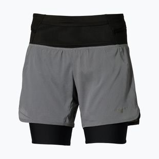 Női futóshort Mizuno Trail Multipocket 2in1 lava smoke