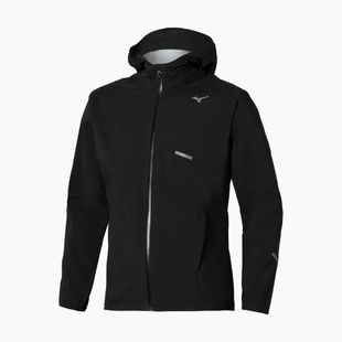 Férfi futódzseki Mizuno Trail Waterproof 20K Hooded black