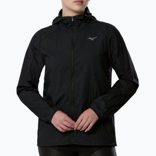 Női futókabát Mizuno Tech Light Hooded Jacket black