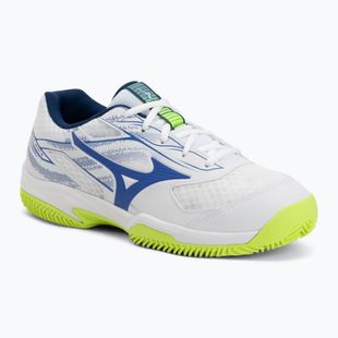 Férfi teniszcipő Mizuno Break Shot 5 CC white/dazzling blue/lightning
