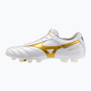 Focicipő Mizuno Morelia II Pro FG white/football gold/galaxy silver