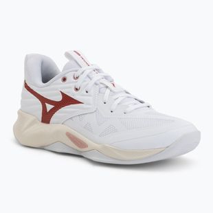 Női röplabdacipő Mizuno Wave Momentum Pro white/rose elegance/lava falls