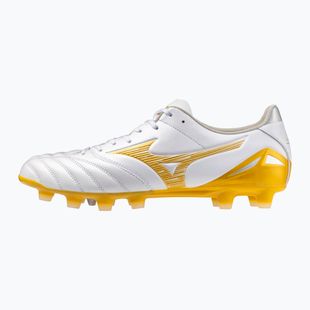 Futballcipő Mizuno Morelia Neo IV Pro FG white/mp gold/cool gray 3c