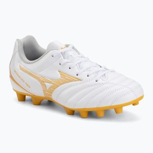 Gyerek focicipő Mizuno Monarcida Neo III Select FG white/mp gold