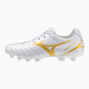 Gyerek focicipő Mizuno Monarcida Neo III Select FG white/mp gold